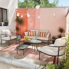 Promo Salon bas de jardin 4 personnes en aluminium Aura vert foncé Arcane à 849,00 € dans le catalogue Castorama à Haubourdin