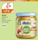 Gläschen von Alete im aktuellen Müller Prospekt