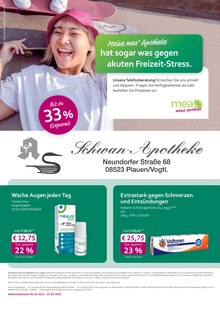 Aktueller mea - meine apotheke Prospekt (Plauen, 4 Seiten zum blättern mea - meine apotheke Prospekt Unsere Mai-Angebote mit 4 Seiten