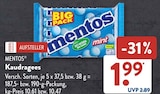 Kaudragees von Mentos für 1,99 € bei ALDI SÜD im Angebot Kaudragees von Mentos im aktuellen ALDI SÜD Prospekt
