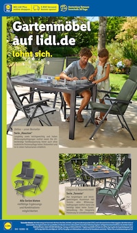 Gartenmöbel im Lidl Prospekt "LIDL LOHNT SICH" mit 68 Seiten (Kassel)