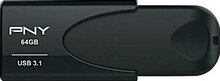 Multimédia - PNY dans le catalogue Casino Supermarchés Clé USB 64 Go 3.0 - PNY à 17,90 € en promo chez Casino Supermarchés