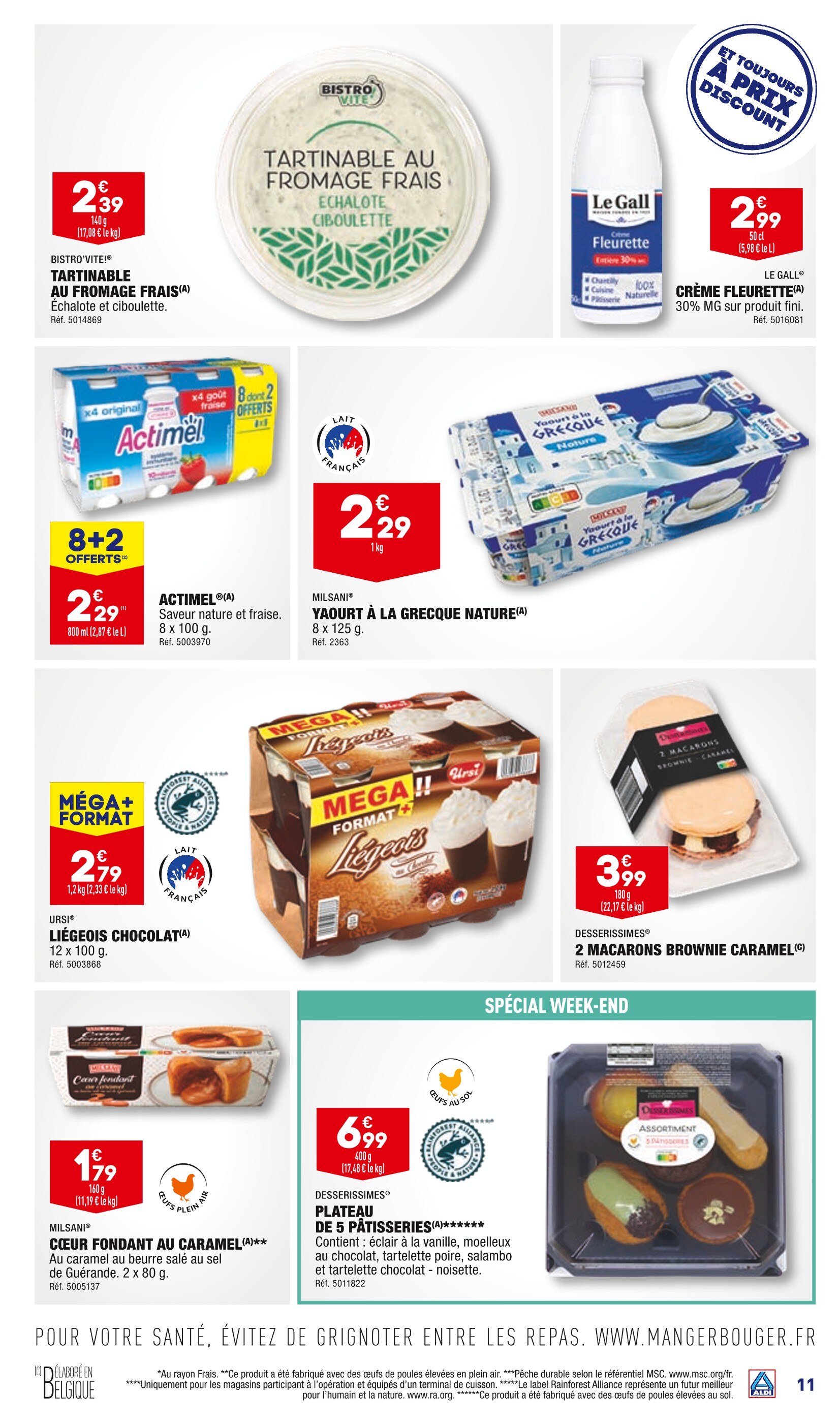 Yaourt nature chez Lidl