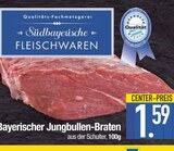 Bayerischer Jungbullen-Braten im EDEKA Prospekt Bayerischer Jungbullen-Braten von Südbayerische Fleischwaren im aktuellen EDEKA Prospekt für 1,59 €