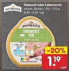 Leberwurst im Netto Marken-Discount Prospekt Teewurst oder Leberwurst im aktuellen Netto Marken-Discount Prospekt für 1,19 €