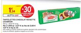Tartelettes chocolat noisette - Chabrior en promo à 0,93 € chez Intermarché Tartelettes chocolat noisette - Chabrior dans le catalogue Intermarché