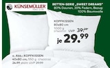 Aktuelle Kopfkissen Angebote bei porta Möbel in Potsdam Aktuelles BETTEN-SERIE „SWEET DREAMS“ Angebot bei porta Möbel in Potsdam ab 24,99 €
