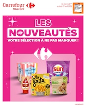 Catalogue Supermarchés Carrefour Market en cours à Corps et alentours, "LES NOUVEAUTÉS, VOTRE SÉLECTION À NE PAS MANQUER !", 12 pages, 01/04/2026 - 27/04/2026