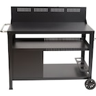 Desserte plancha sur roulettes - HYBA en promo chez Carrefour Desserte plancha sur roulettes - HYBA dans le catalogue Carrefour