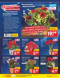 Schnittblumen Angebot & Preis im aktuellen Netto Marken-Discount Prospekt Schnittblumen Angebot im aktuellen Netto Marken-Discount Prospekt auf Seite 20