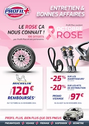 Catalogue Garages & Automobile Profil Plus en cours à Beynost et alentours, "OCTOBRE ROSE", 1 page, 28/10/2024 - 03/11/2024