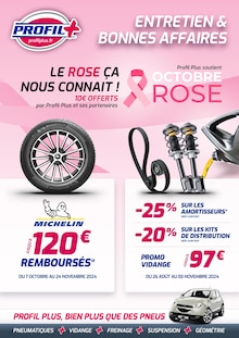 Prospectus Profil Plus en cours, "OCTOBRE ROSE", page 1 sur 1