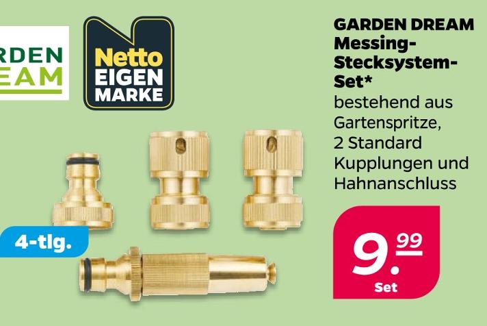 Garden Dream Messing-Stecksystem-Set