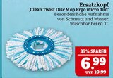 Ersatzkopf "Clean Twist Disc Mop Ergo micro duo" Angebote von Leifheit bei Marktkauf Plauen für 6,99 €