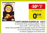 Chips saveur barbecue - Lay's en promo chez Supeco Chips saveur barbecue - Lay's dans le catalogue Supeco