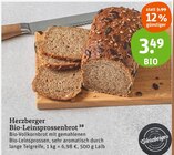 Bio-Leinsprossenbrot von Herzberger im aktuellen tegut Prospekt für 3,49 €