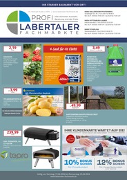Labertaler Fachmarkt Prospekt für Abensberg: "Ihr starker Baumarkt vor Ort!", 16 Seiten, 13.04.2024 - 25.04.2024