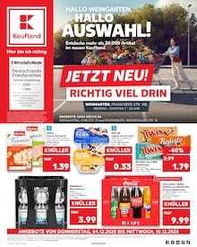 Kaufland Weingarten Prospekt der aktuellen Woche, gültig von 04.12.2025 bis 10.12.2025 Aktueller Kaufland Weingarten Prospekt "Aktuelle Angebote" mit 82 Seiten