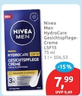 Men HydroCare Gesichtspflege-Creme LSF15 im Angebot bei budni in Seevetal Men HydroCare Gesichtspflege-Creme LSF15 Angebote von Nivea bei budni Seevetal für 7,99 €