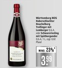 Haberschlachter Heuchelberg Trollinger mit Lemberger Angebote von Württemberg WZG bei Marktkauf Stuttgart für 3,99 €