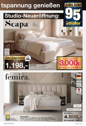 Möbel Inhofer Boxspringbett im Prospekt 