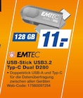 Aktuelle USB Stick Angebote bei expert in Chemnitz Aktuelles USB-Stick USB3.2 Typ-C Dual D280 Angebot bei expert in Chemnitz ab 11,00 €