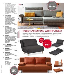 Sofa im Möbel Martin Prospekt "PREISWERTER. SCHNELLER. WOHNEN." mit 16 Seiten (Frankfurt (Main))