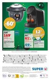 Prix et réduction Cookeo dans le prospectus Super U en cours Offre Cookeo dans le catalogue Super U du moment à la page 92
