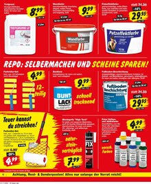 Wandfarbe im aktuellen Repo Prospekt (Chemnitz) Wandfarbe im Repo Prospekt "Aktuelle Angebote" mit 16 Seiten (Chemnitz)