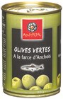 OLIVES VERTES À LA FARCE D'ANCHOIS - MONTPERAL à 1,20 € dans le catalogue Intermarché