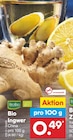 Bio Ingwer im Angebot bei Netto Marken-Discount in Chemnitz Bio Ingwer Angebote von BioBio bei Netto Marken-Discount Chemnitz für 0,49 €