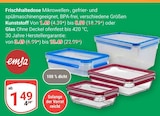 Frischhaltedose im Angebot bei GLOBUS in Oberursel Frischhaltedose Angebote von emsa bei GLOBUS Oberursel für 1,49 €