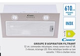 Groupe d'aspiration filtrant - Candy en promo chez Brico Cash Villetaneuse