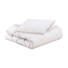 Pack Bio couette et oreiller 100 x 140 cm en promo chez Aubert Le Blanc-Mesnil à 42,45 €