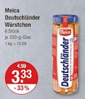 Deutschländer Würstchen von Meica im aktuellen V-Markt Prospekt für 3,33 €