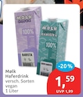 Haferdrink von Mølk für 1,59 € bei budni im Angebot Haferdrink von Mølk im aktuellen budni Prospekt