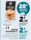 Tartes cuisinées - U dans le catalogue Super U