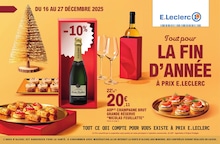 Prospectus Supermarchés E.Leclerc en cours, Tout pour LA FIN D'ANNÉE À PRIX E.LECLERC, 64 pages, 16/12/2025 - 27/12/2025 Catalogue Supermarchés E.Leclerc en cours à Noirmoutier-en-l'Île et alentours, Tout pour LA FIN D'ANNÉE À PRIX E.LECLERC, 64 pages, 16/12/2025 - 27/12/2025