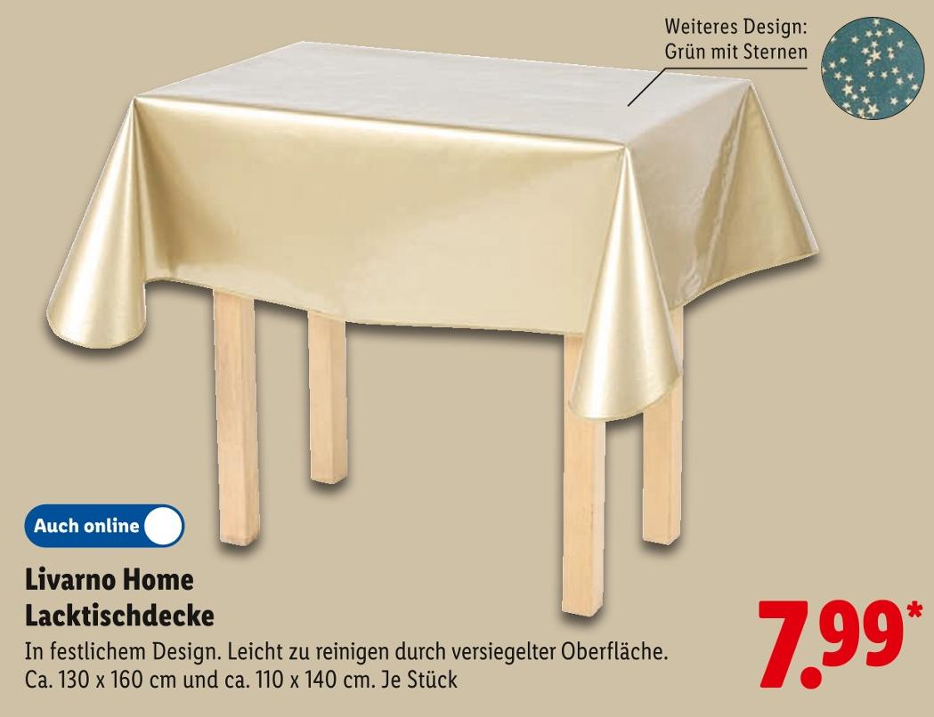 Lacktischdecke