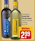 Aktuelle Getränke Angebote bei REWE in Pforzheim Aktuelles Grand Sud Vin de France Angebot bei REWE in Pforzheim ab 2,99 €