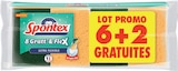 Éponge Gratt & Flex + 2 - Spontex - Intermarché Hyper Éponge Gratt & Flex + 2 - Spontex à 4,25 € dans le catalogue Intermarché Hyper