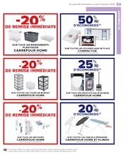 Promos Meuble De Rangement dans le catalogue "LE BLANC" de Carrefour à la page 19