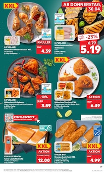 Lachs im Kaufland Prospekt "Aktuelle Angebote" mit 62 Seiten (Leipzig)