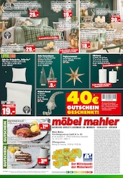 Aktueller Möbel Mahler Siebenlehn Prospekt mit Tannenbaum, "GROSSES SPARFINALE", Seite 16