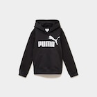 Promo Sweat hoodie 1 poche molleton Puma noir fille à 24,49 € dans le catalogue La Halle à Bron