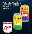 Spezi von Paulaner im aktuellen GLOBUS Prospekt