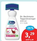 Teppichreiniger von Dr. Beckmann im aktuellen budni Prospekt für 3,29 €