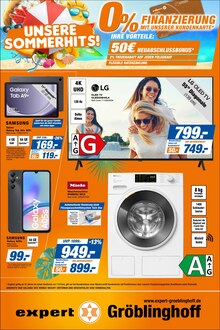 expert Gröblinghoff Prospekt UNSERE SOMMERHITS mit 10 Seiten