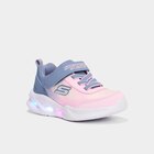 Baskets semelles lumineuses Skechers violet clair fille en promo chez La Halle Baskets semelles lumineuses Skechers violet clair fille dans le catalogue La Halle