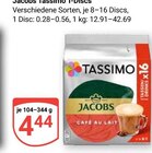 Tassimo T-Discs Angebote von Jacobs bei GLOBUS Pulheim für 4,44 €